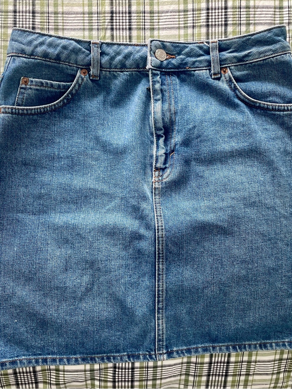 Topshop Denim Skirt